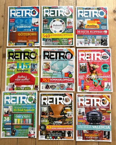 Scandinavian Retro tidningen 9 nummer