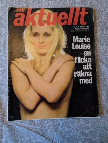 FIB Aktuellt Nr. 1829 april 1969 Aktuellt flickan Marie-Louise Nilsson