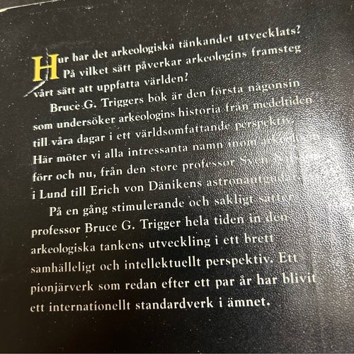 Arkeologins Idéhistoria av Bruce G. Trigger