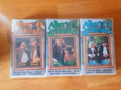 Albert & Herbert på VHS Vol. 1-3