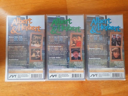 Albert & Herbert på VHS Vol. 1-3