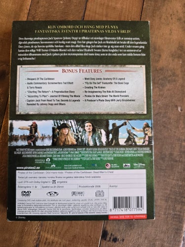 Pirates of the Caribbean "Död mans kista", 2-disc Special Edition