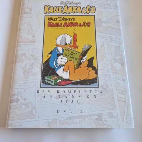 Kalle anka - Den kompletta årgången 1956, del 2. Oläst/Nyskick!