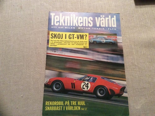 Teknikens Värld nr 18 1963 Craig hastighet rekord,Cessna,DODGE DART!