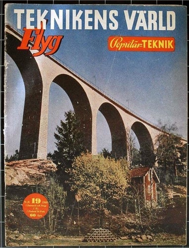 TEKNIKENS VÄRLD 1948/19 Bo Eklöv,Borgå,MAB,MYA,Majorca,Shell,Ronell,fiol,magn
