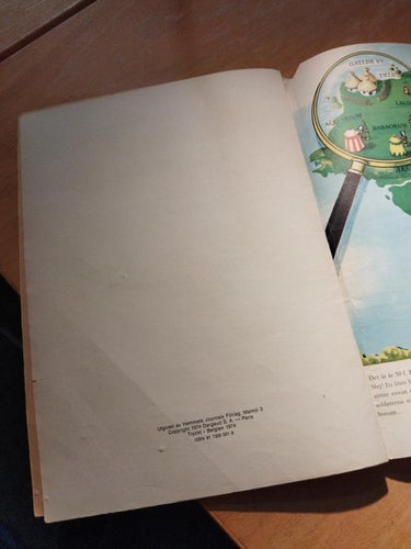 Asterixalbum nr 14 Asterix i Spanien. tryckt 1974. Lässkick