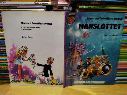 Oliver och Colombinas äventyr 2 Månslottet 1978 första upplagan