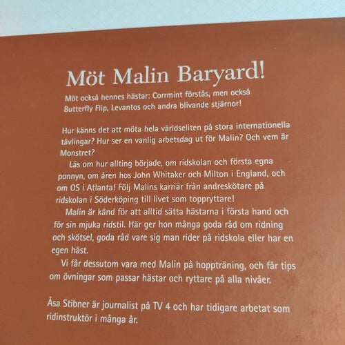 Malin Baryard : från andreskötare till toppryttare