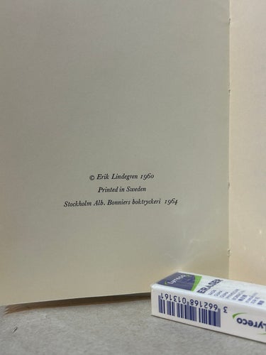 Dikter av Erik Lindegren. Bok. Very Fine plus
