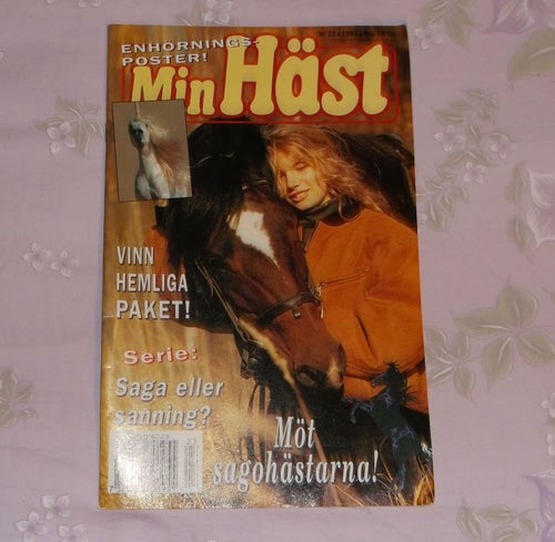 Min Häst tidning nr 23 1995 hästtidning hästar barn tonår häst tjej tidning