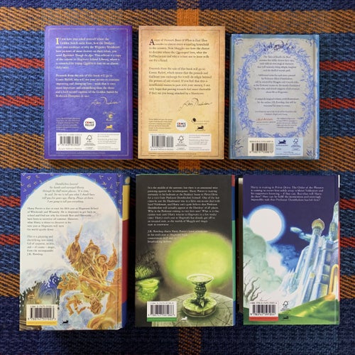 6 x JK Rowling Harry Potter | BOK | Fantasy the Deathly Hallows Fantastic Beasts