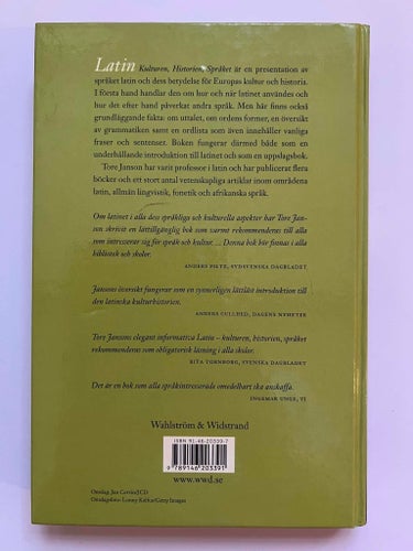 Tore Janson - Latin : Kulturen, historien, språket (kartonnage) bok