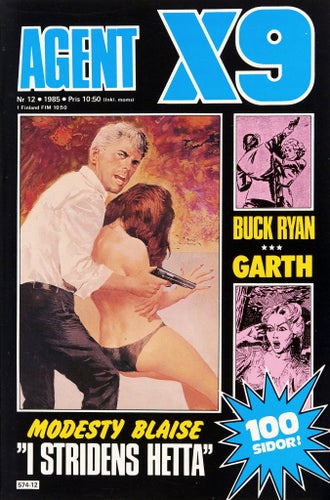 Agent X9 Serietidning 1985 nr 12 (Oläst arkivex) Modesty Blaise