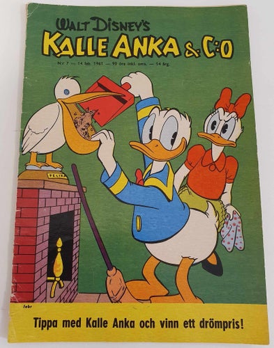 Kalle Anka & Co nr 7 1961 / Carl Barks / VG-