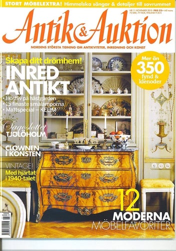 Antik & Auktion 11/2010 - Clownen i konsten, kelimer m m