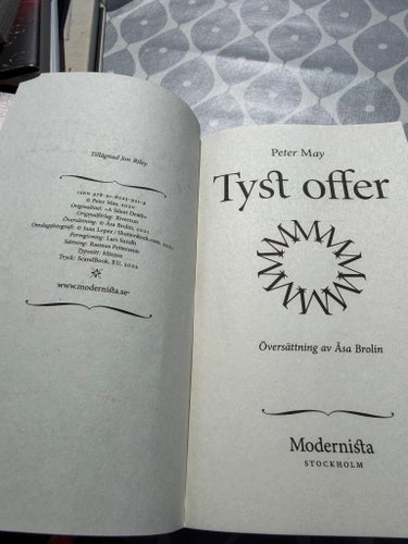 Tyst offer av Peter May, 2020