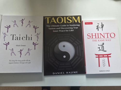 Tre böcker om Taichi, Taoism och Shinto