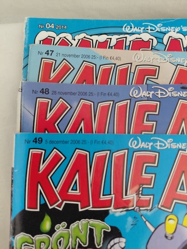 Kalle Anka & C:o tidningar blandade årgångar 10 st