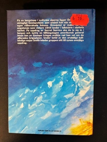 Örnnästet av Alistair MacLean, 1987