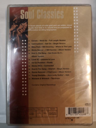 DVD Soul Classics INPLASTAD