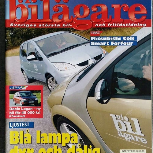 Vi bilägare nr 15 2004: Mercedes A150, Smart ForFour vs Mitsubishi Colt 1,5
