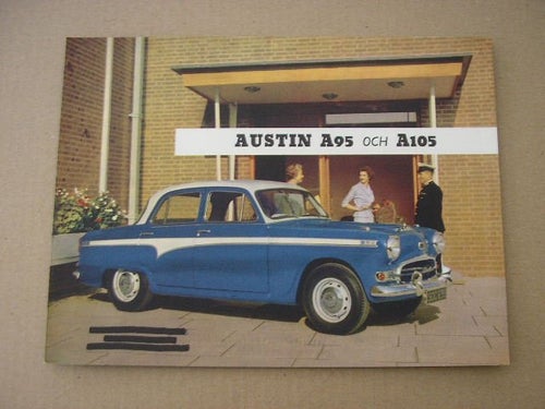 Försäljningsbroschyr AUSTIN A 95 och A 105