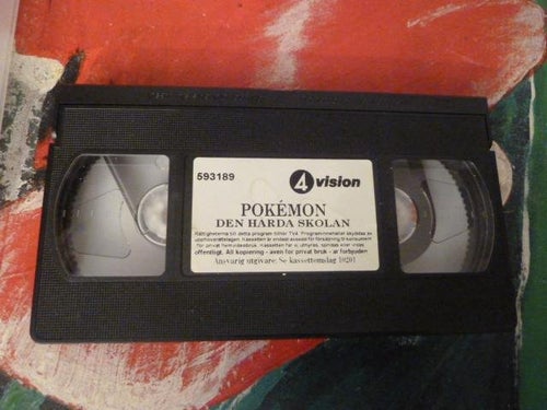 POKÉMON, DEN HÅRDA SKOLAN, VHS, BARNFILM