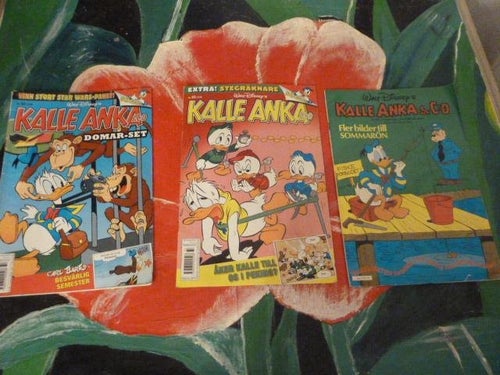 TIDNING, 3 STYCKEN KALLE ANKA TIDNINGAR, NR 32-2008, NR 33-2008, NR 15-1978