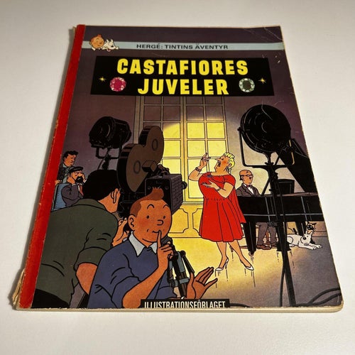Tintin #14 - Castafiores juveler, 1a upplaga, 1969, bra skick! VG