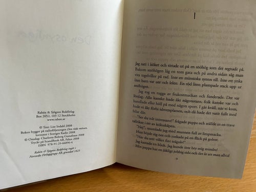 Den osynliga av Lise Indahl, bok, SM, Very good