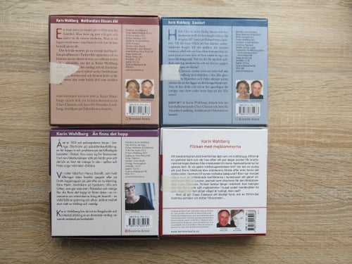 Karin Wahlberg Ljudböcker - 4 titlar
