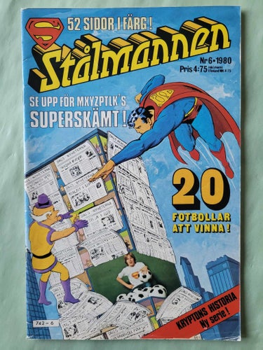 Stålmannen nr 6 från 1980