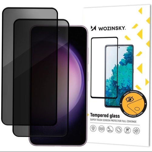 [2-Pack] Wozinsky Samsung Galaxy S25 FE Privacy Härdat Glas Skärmskydd