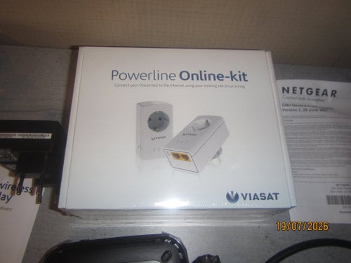 Viasat Powerline Online-kit och Netgear WN602V2