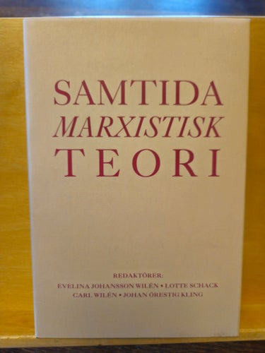 Samtida marxistisk teori