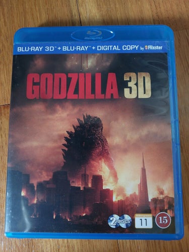 Godzilla 3D Blu-ray