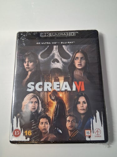 Scream 6. 4K Ultra HD. Inplastad Blu-ray