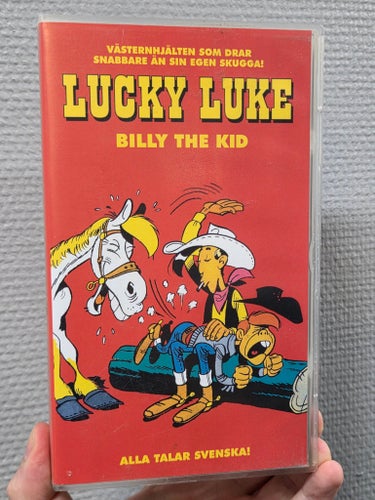 Lucky Luke - Billy The Kid (1983-1984) svenskt tal VHS