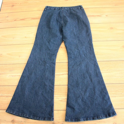 Goldpoint Utsvängd Blå Jeans Storlek 36