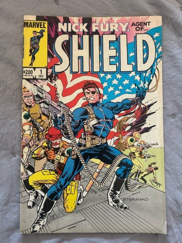 Samlarnummer #1: Nick Fury, Agent of S.H.I.E.L.D. av Jim Steranko, 1983
