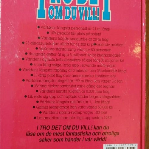 Tro det om du vill! Richters