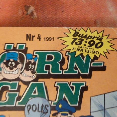 BJÖRNLIGAN, NR 4 - 1991, TIDNING