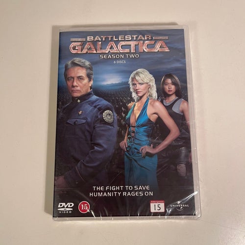 DVD - Battlestar Galactica season two. 6 disc. Hela säsong 2