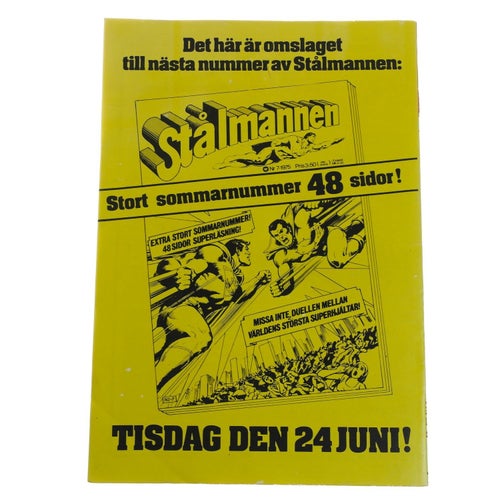 Stålmannen - 1975 - NR 6 - Fienden från yttre rymden