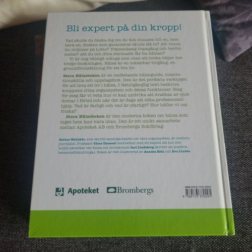 Stora Hälsoboken av Helene Wallskär, Törres Theorell, Carl Lindeborg, Annika