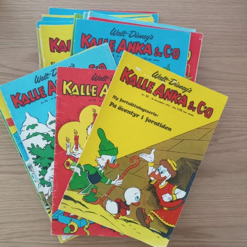 Kalle Anka & C:o 1972 24 st