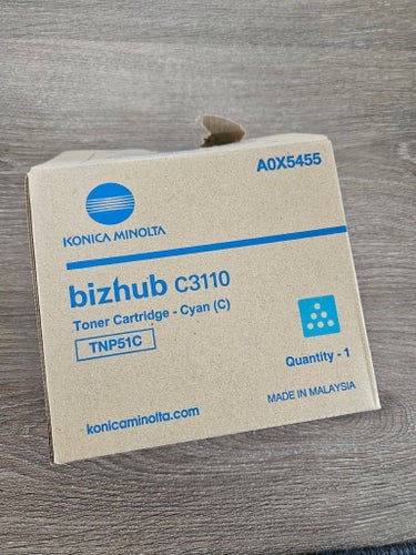 Konica Minolta bizhub C3110 Toner Cyan TNP51C