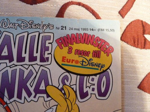 KALLE ANKA & C:O NR21, 24/05/1993,