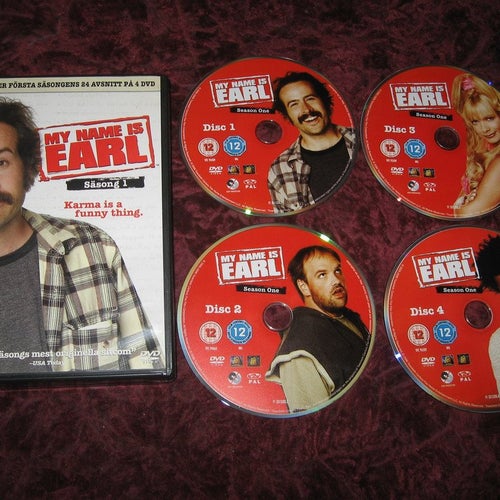 MY NAME IS EARL SÄSONG 1 (JASON LEE,ETHAN SUPLEE) 4-DISC DVD