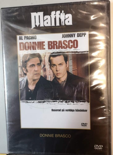 DVD Donnie Brasco Al Pacino Johnny Depp Svensk text TOPPSKICK